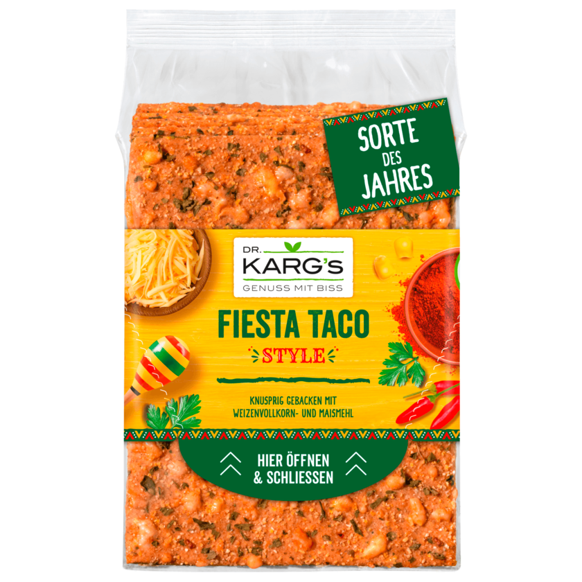 Dr. Karg's Knäckebrot Fiesta Taco Style 200g